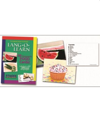 Stages Learning Materials Lang-o-Learn Esl Vocabulary Cards Flashcards, Foods