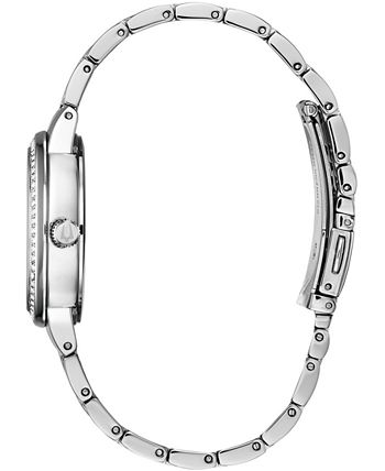 Bulova - Women's Phantom Stainless Steel & Crystal Bracelet Watch 32.5mm