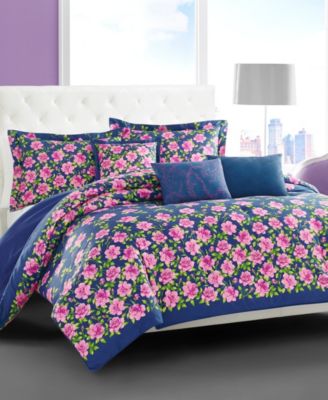 Betsey Johnson Rose Garden Comforter Set, Twin - Macy's