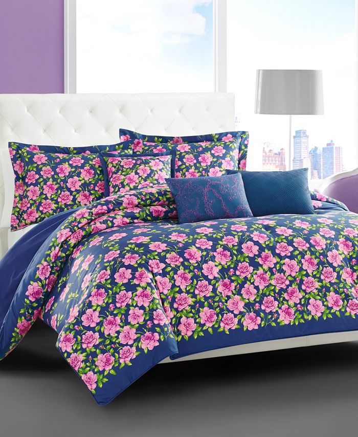 Betsey Johnson Rose Garden Comforter Set, Twin Macy's
