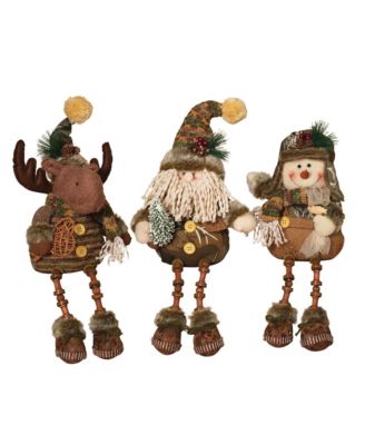Gerson & Gerson - Camo Holiday Shelf Sitter Figurines (Set of 3)