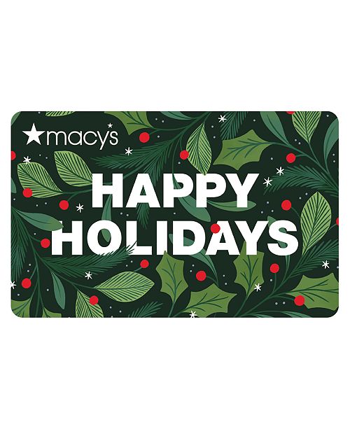 Macy's Happy Holidays Gift Card with Letter & Reviews Gift Cards Macy's