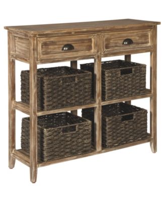 Signature Design By Ashley - Oslember Sofa/Console Table