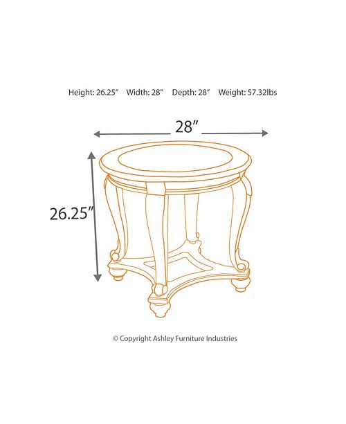 Signature Design By Ashley Ashley Furniture Norcastle End Table
