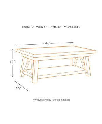 Ashley stownbranner cheap coffee table