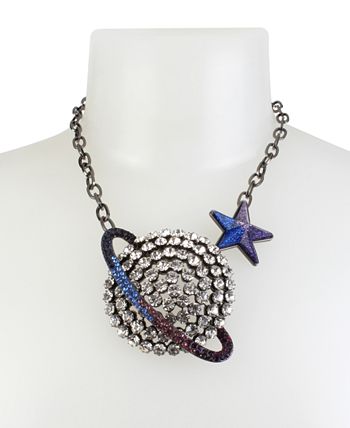 Betsey johnson online saturn necklace