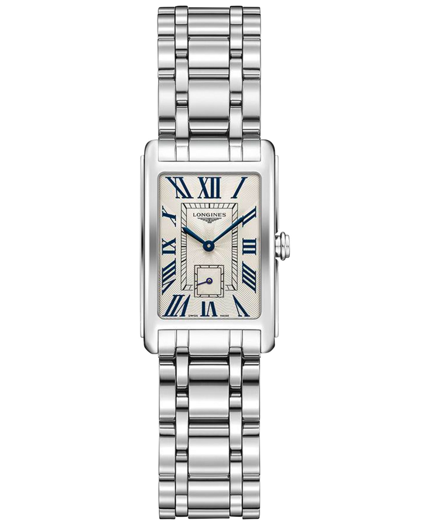 Женские часы Longines Swiss DolceVita Stainless Steel Bracelet Watch 21x32mm — фото 1