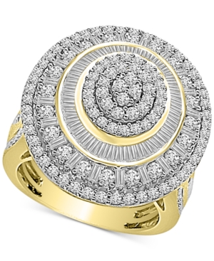 image of Diamond Sunburst Statement Ring (2 ct. t.w.) in 14k Gold