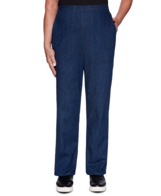Alfred Dunner - Petite Autumn Harvest Denim Pants