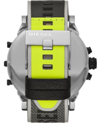 Men's Chronograph Mr. Daddy 2.0 Gray Nylon Strap Watch 57mm 