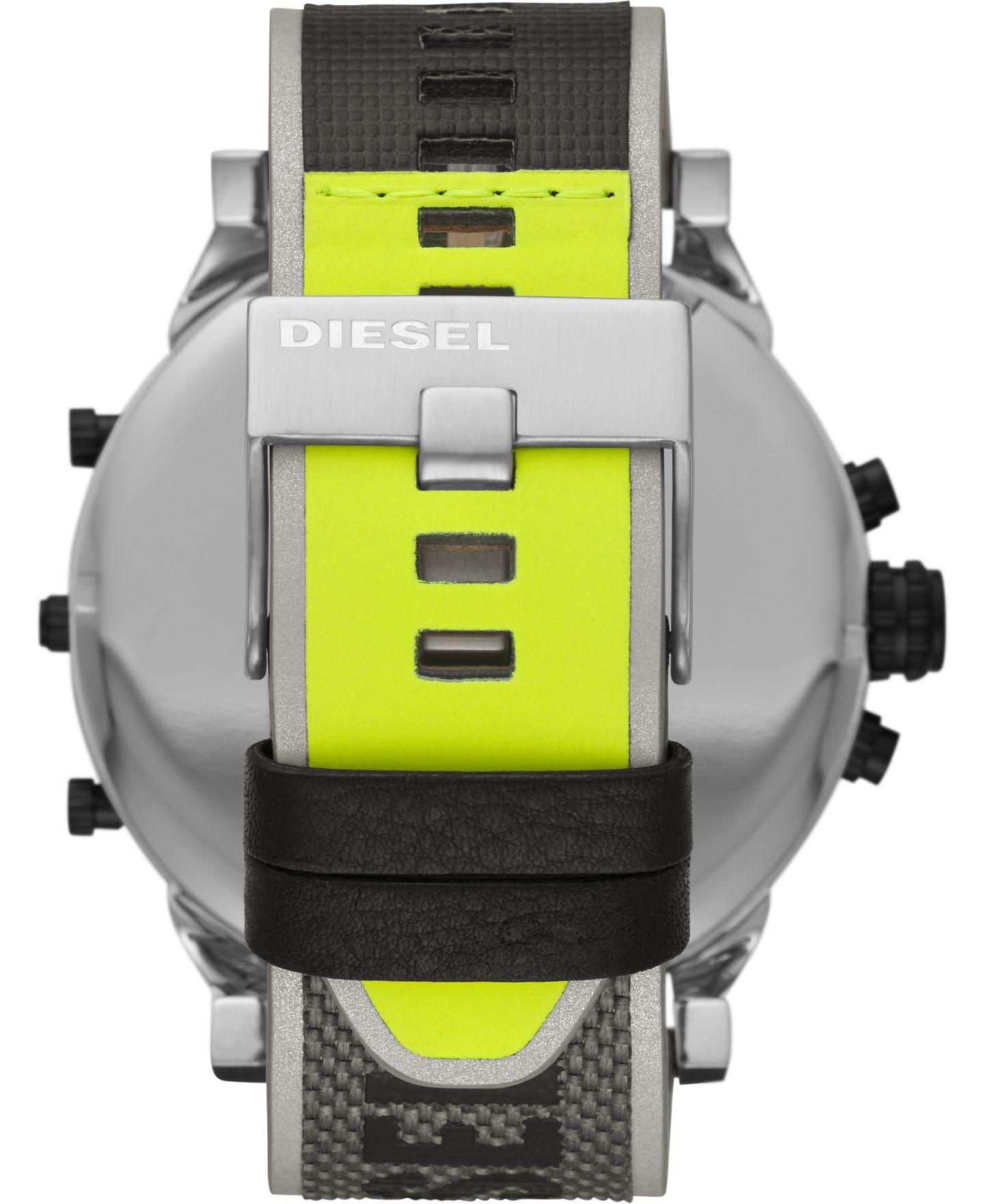 Мужские часы Diesel Chronograph Mr. Daddy 2.0 Gray Nylon Strap Watch 57mm — фото 3