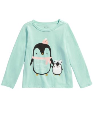 First Impressions Baby Girls Penguin T-Shirt, Created for Macy's - Macy's