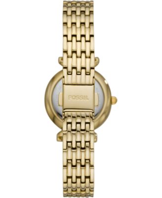 Women's Carlie Mini Gold-Tone Stainless Steel Bracelet Watch 28mm