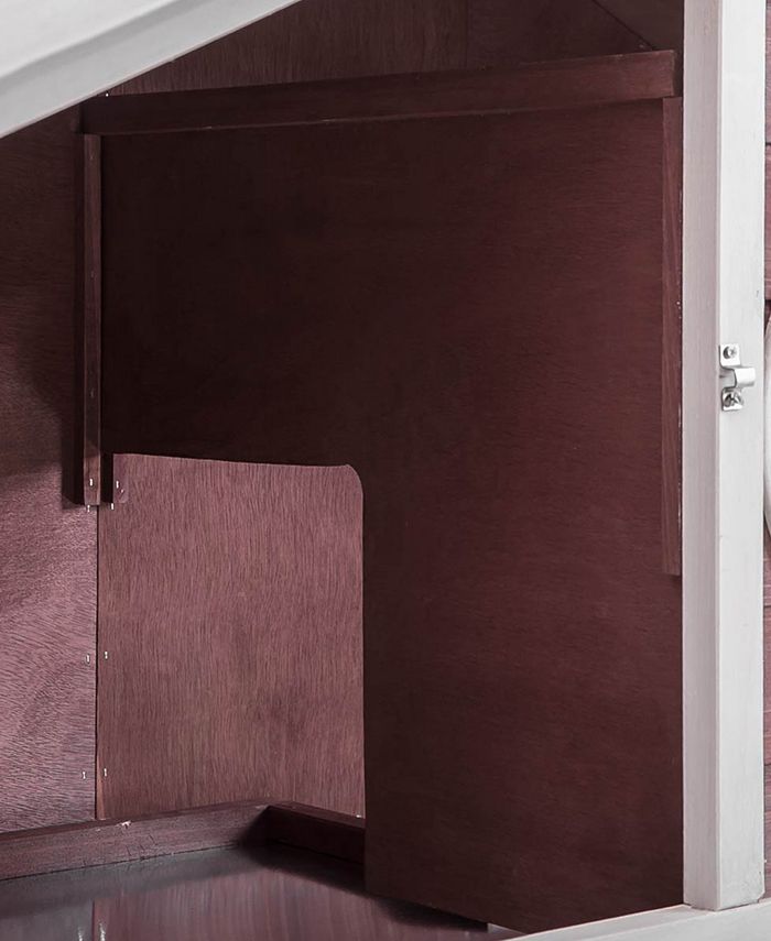 PurLove Rabbit Hutch Wood House Pet Cage for Small Animals Macy's