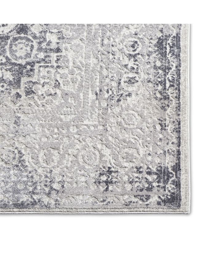 Nicole Miller Kenmare Capri Gray 5'3" x 7'2" Area Rug Macy's