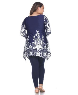 Plus Yanette Tunic Top