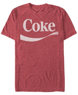 Coca-Cola Men's Classic Vintage-Like Swoosh Short Sleeve T-Shirt