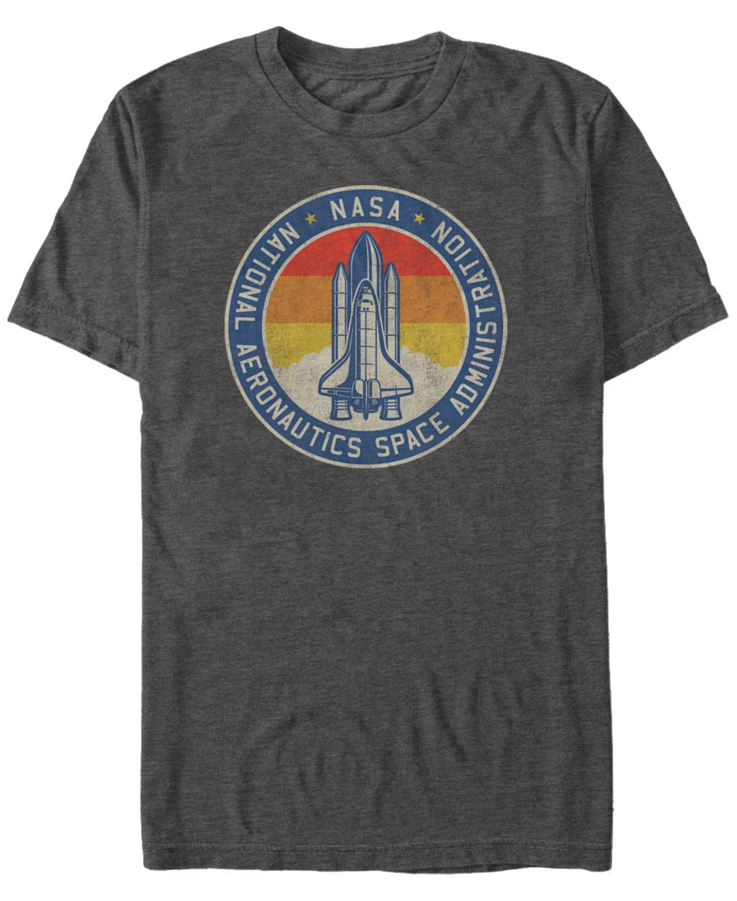 Мужская футболка Fifth Sun NASA National Aeronautics Space Administration Short Sleeve, цвет: Угольный — фото 1