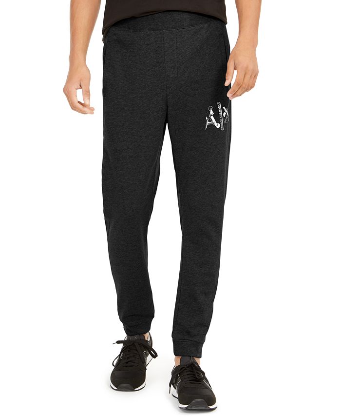 AX Armani Exchange Men's Fleece Logo Joggers Macy's