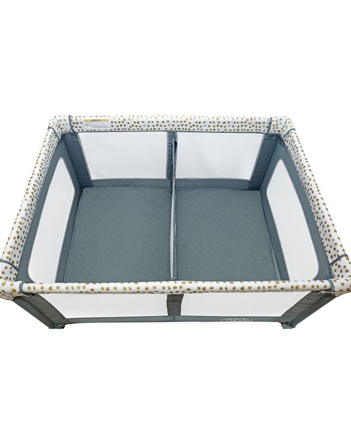 Romp & Roost Luxe Play Yard Gold Tone Pods Macy