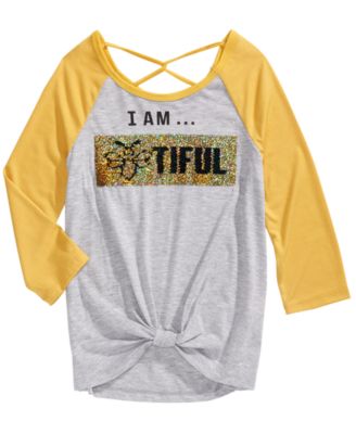 Beautees - Big Girls Reversible Sequins Top