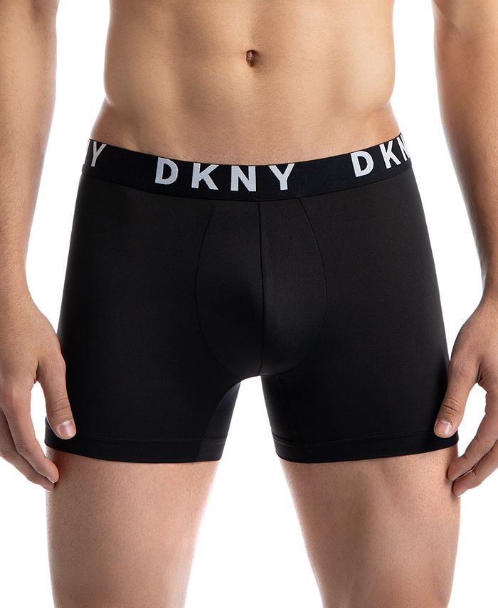 DKNY Microfiber Stretch Boxer Briefs Men's Underwear - 3-Pack – NYCMode