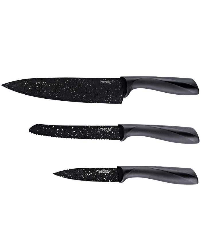 Prestige - Stone Quartz 3-Pc. Nonstick Knife Set