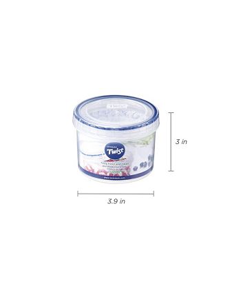 Lock n Lock Easy Essentials Twist Two Way Food Storage Container Set,  12-Piece, Clear - Macy's