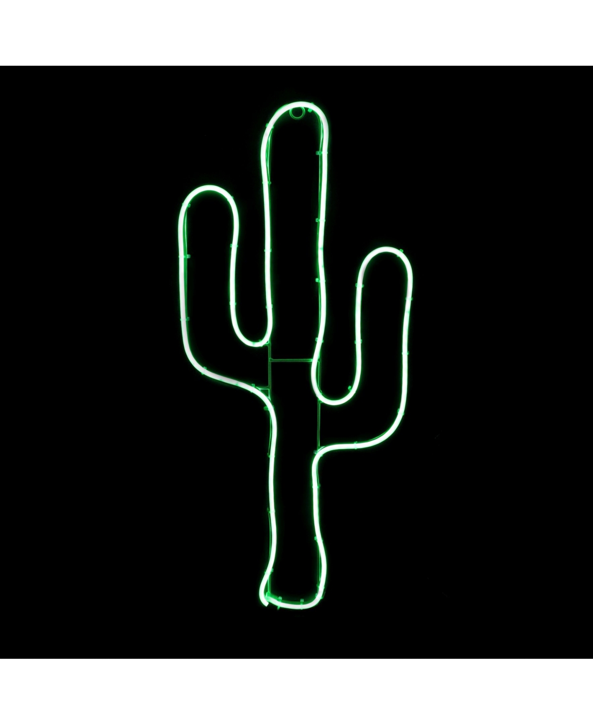 Northlight Neon Style Led Lighted Cactus Window Silhouette Decoration