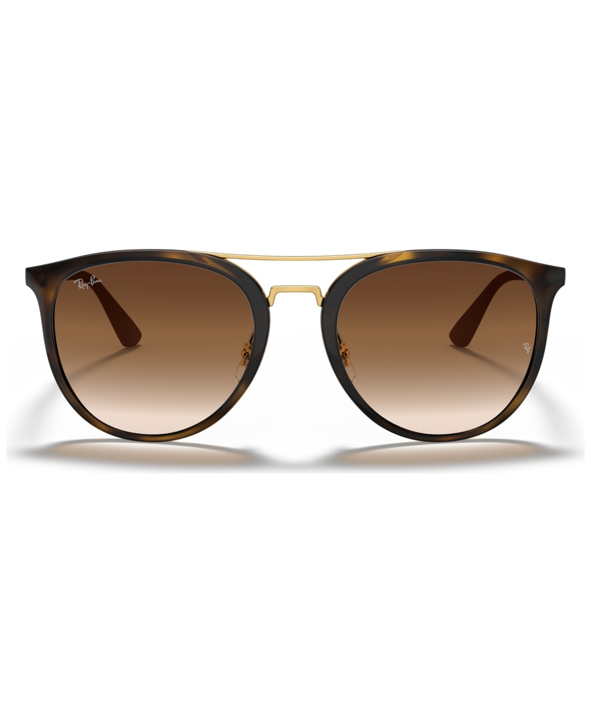Shop Ray Ban Sunglasses, Rb4285 55 In Light Havana,brown Gradient