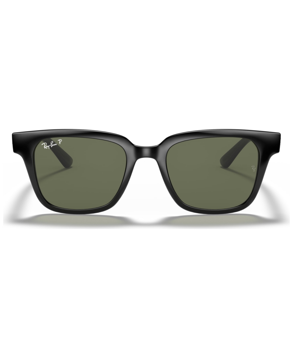 Ray Ban Polarized Sunglasses, Rb4323 51 In Black,dark Green Polar