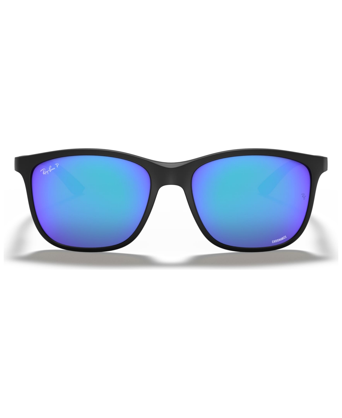 Ray Ban Chromance Polarized Sunglasses, Rb4330ch 56 In Sand Black,green Mir Blue Polar