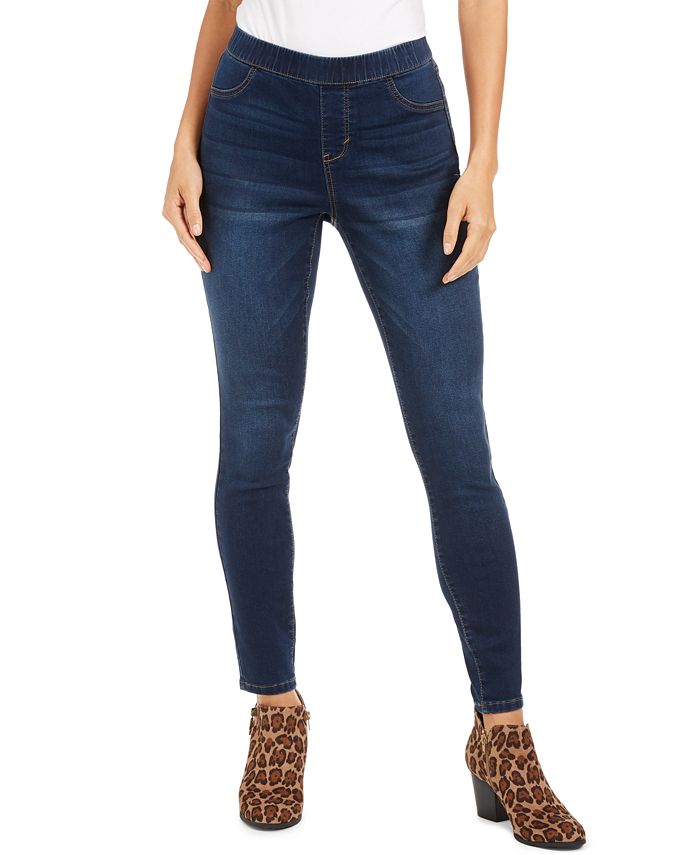 Style & Co Petite Fleece-Lined Skinny Jeggings, Created for Macy's