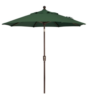 Outdoor Bronze 75' Push Button Tilt Umbrella
