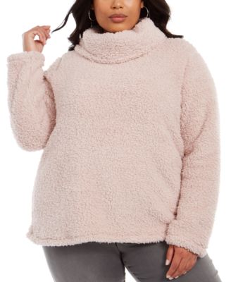 plus size cowl neck sweatshirt