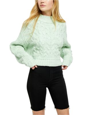 free people cable knit sweater dress