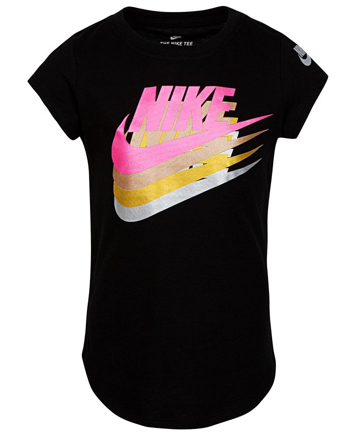 Nike Toddler Girls Futura-Print Cotton T-Shirt - Macy's