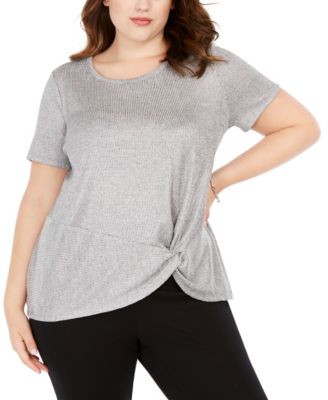 silver blouse macys