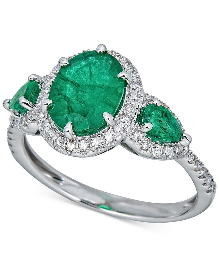 Macy's effy emerald ring top