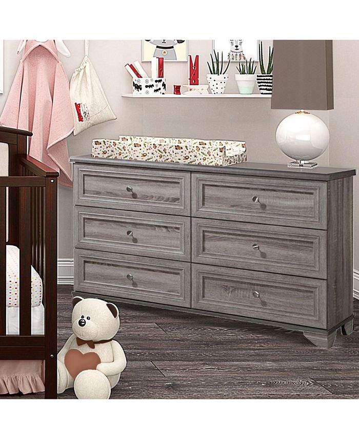 Belle Isle Furniture South Lake 6 Drawer Double Dresser Macy s
