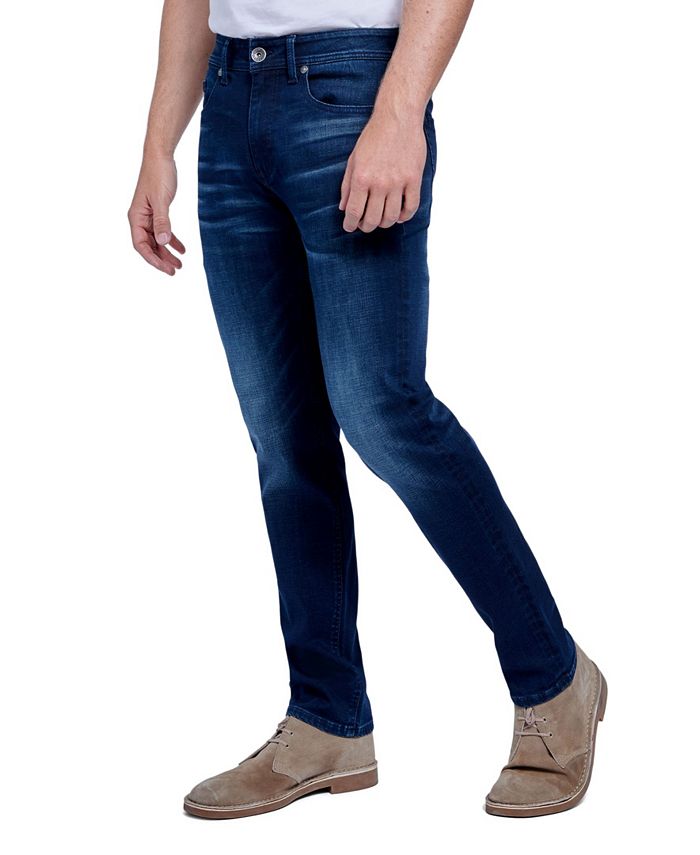 Seven7 Jeans Men's Tapered Athletic Slim Fit Cut 5 Pocket Jean - Macy's
