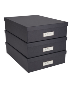 Bigso Box of Sweden Oskar Letter Box Set of 3