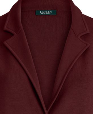 lauren ralph lauren knit sweater blazer