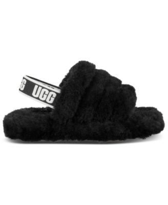 red and black ugg slippers