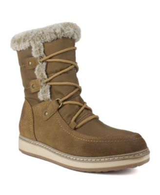 Macy's winter white boots best sale