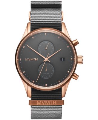MVMT - Men's Voyager Graphite Nylon Strap Watch 42mm