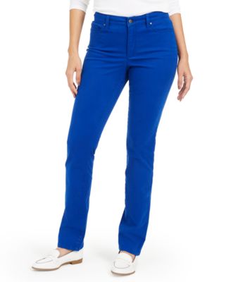 Charter Club - Tummy-Slimming Straight-Leg Jeans, Nantucket Wash