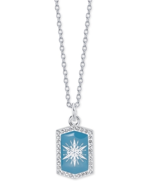 image of Disney Frozen 2 Snowflake Pendant Necklace, 16