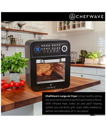 ChefWave 12.6 Quart Air Fryer Oven with Dehydrator and Rotisserie