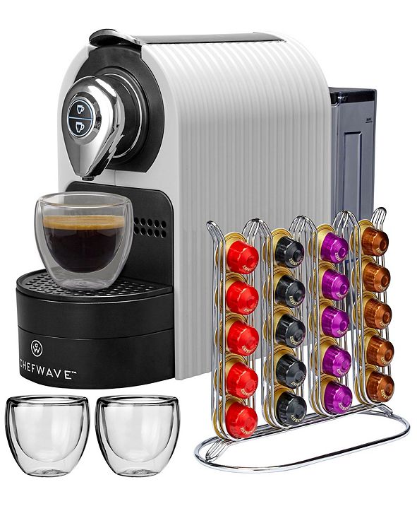 ChefWave Kava Mini Espresso Machine for Nespresso ...